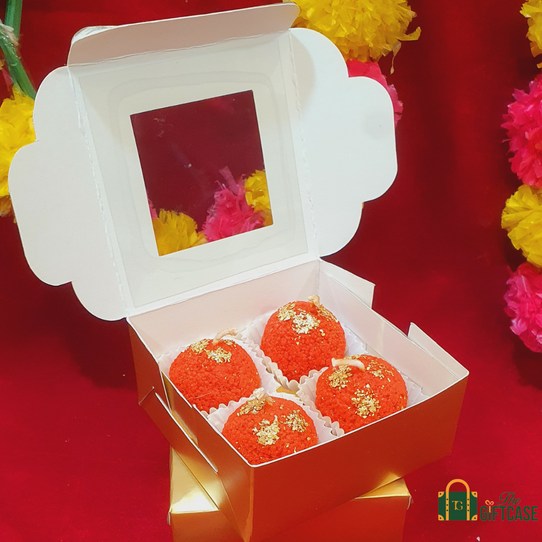 Ladoo Candle (Set of 4)