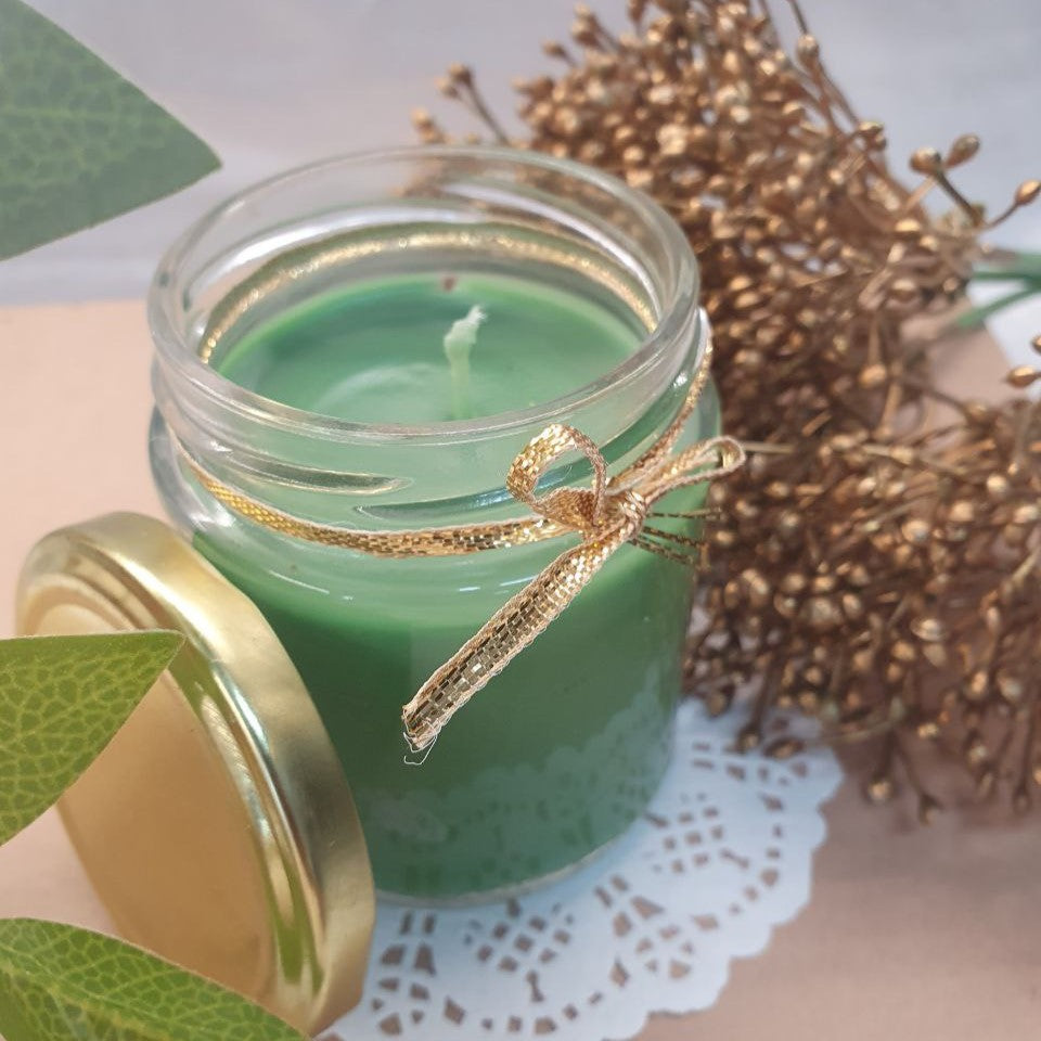 Glass Jar with Metal Lid