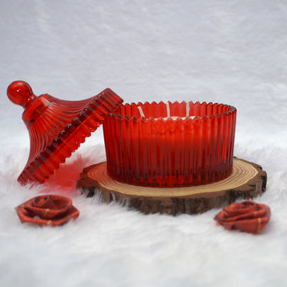 Flat Candy Jar Candle