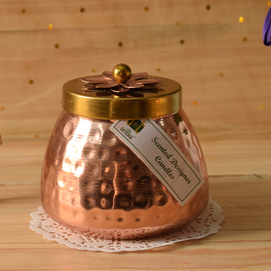 Copper Matki Candle