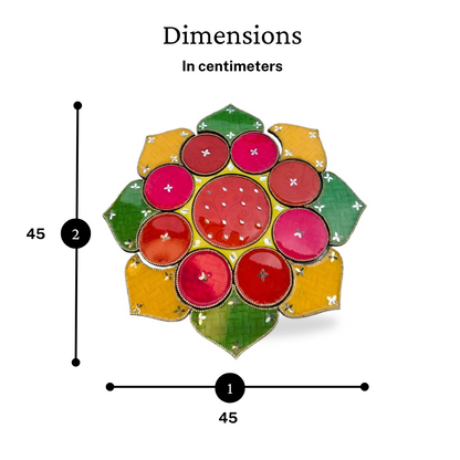 Handmade Acrylic Resin Rangoli