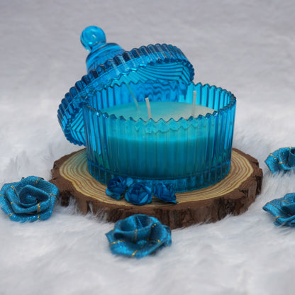 Flat Candy Jar Candle