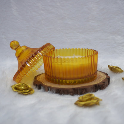 Flat Candy Jar Candle