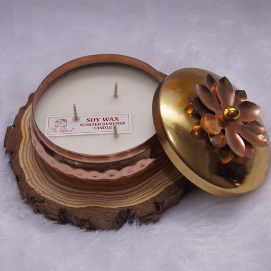 Copper Flat Matki Candle