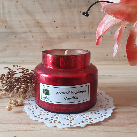 Glass Matki Candle