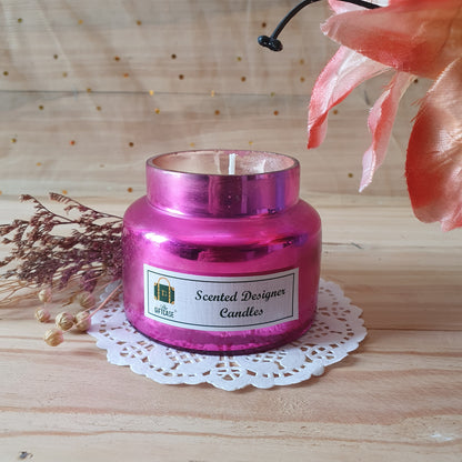 Glass Matki Candle