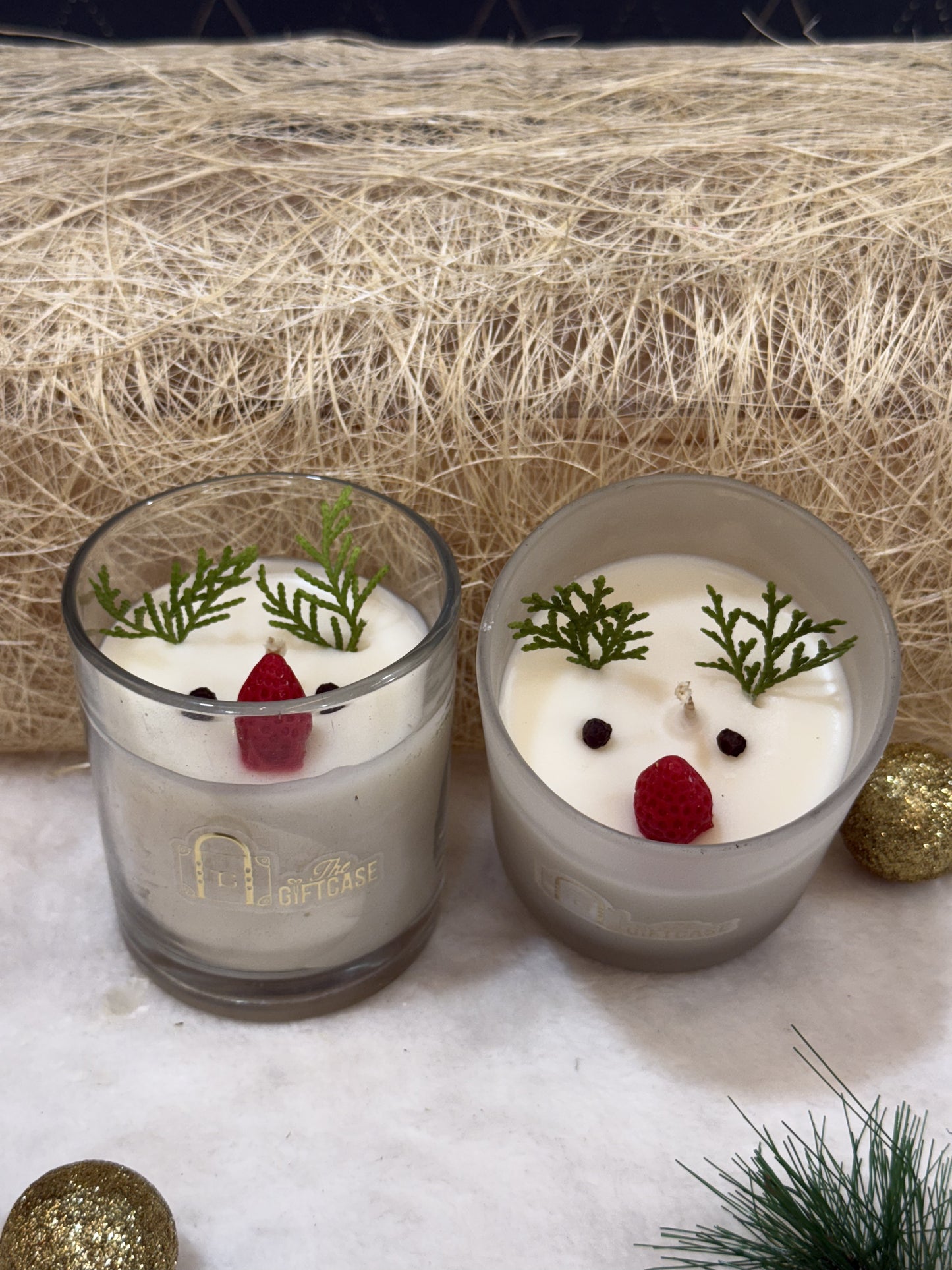 Christmas Glass Candle