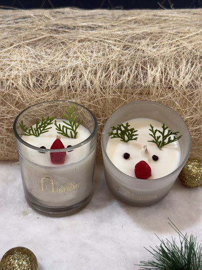 Christmas Glass Candle