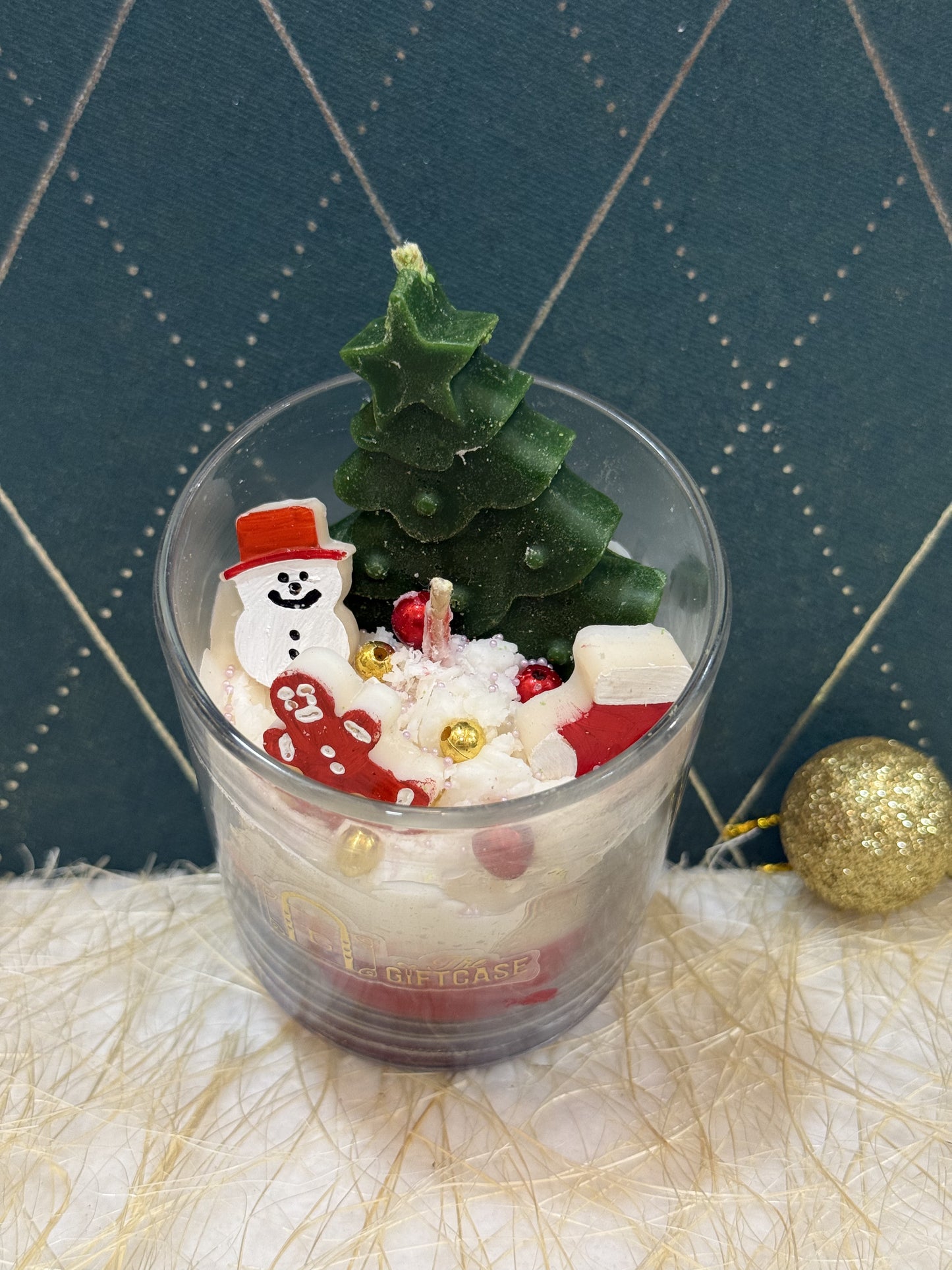 Christmas Glass Candle