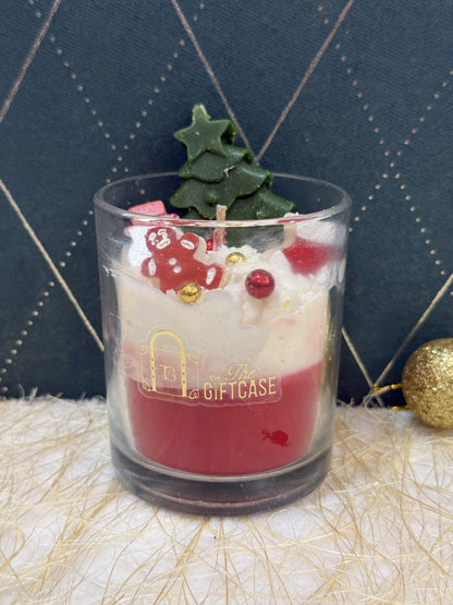 Christmas Glass Candle