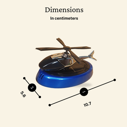 Solar Helicopter Car Air Freshner