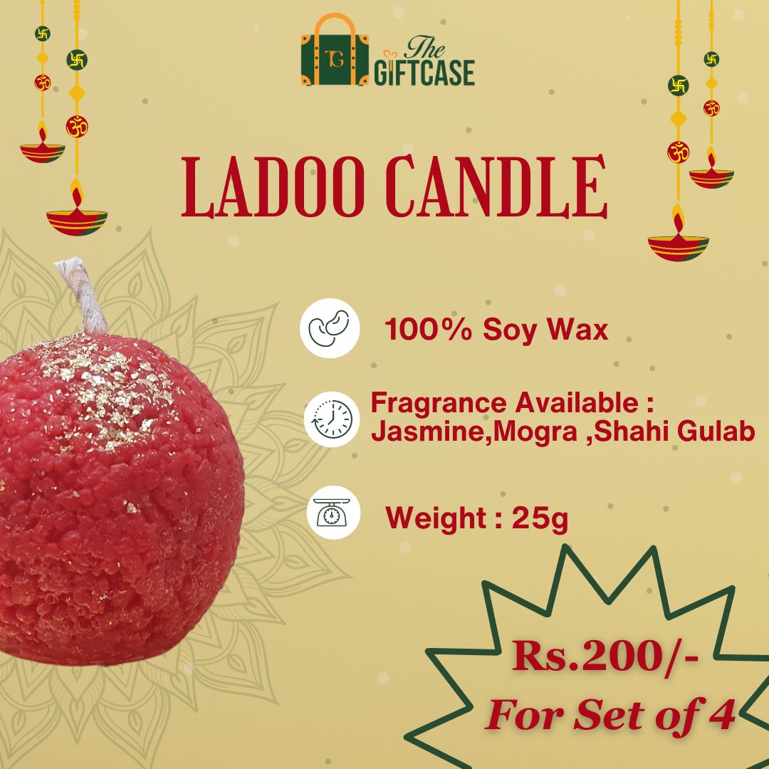 Ladoo Candle (Set of 4)