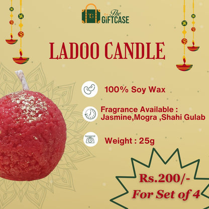 Ladoo Candle (Set of 4)