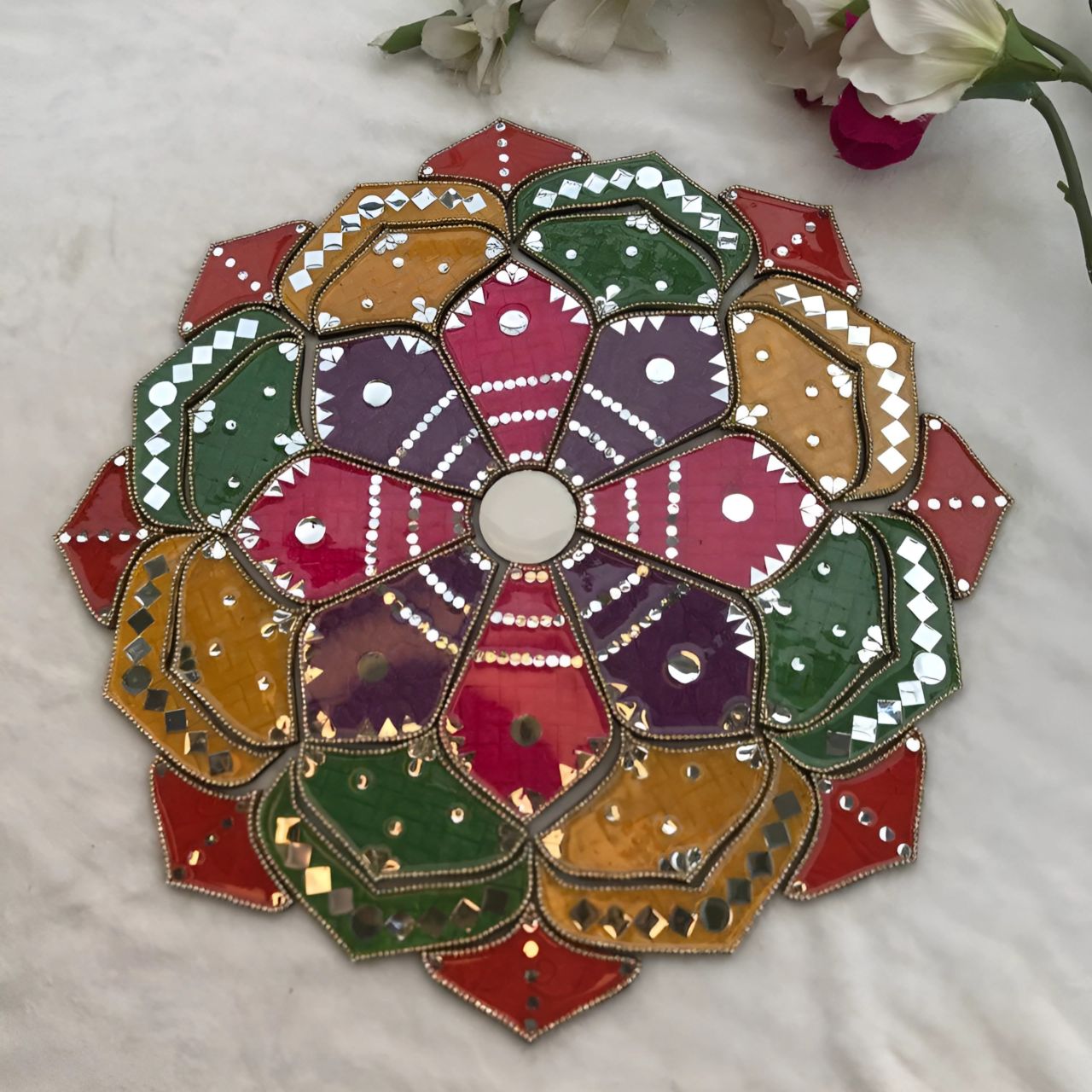 Handmade Acrylic Resin Rangoli