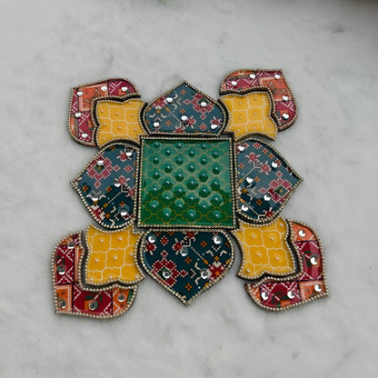 Handmade Acrylic Resin Rangoli (SMALL)