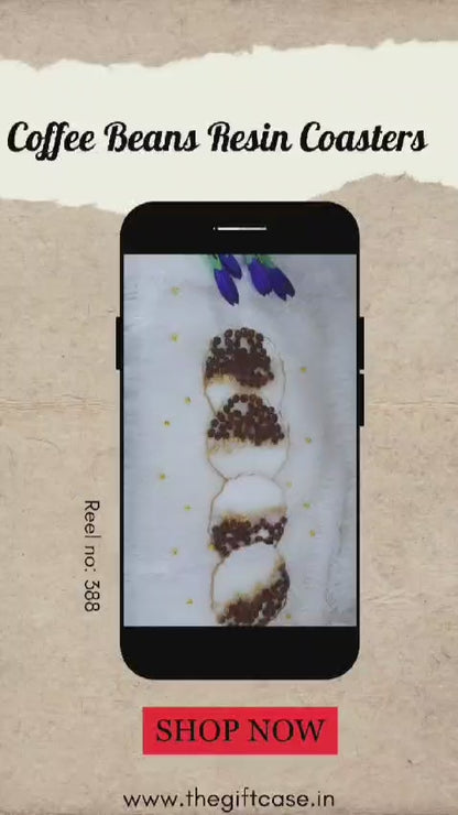 Coffee Beans Resin Coaster