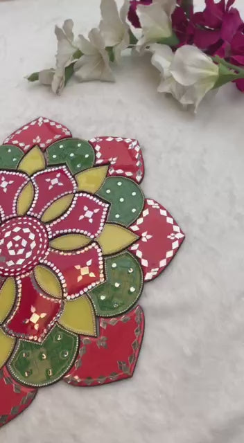 Handmade Acrylic Resin Rangoli